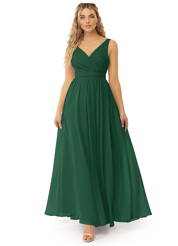 Dark Green Azazie Kora Bridesmaid Dresses | Azazie