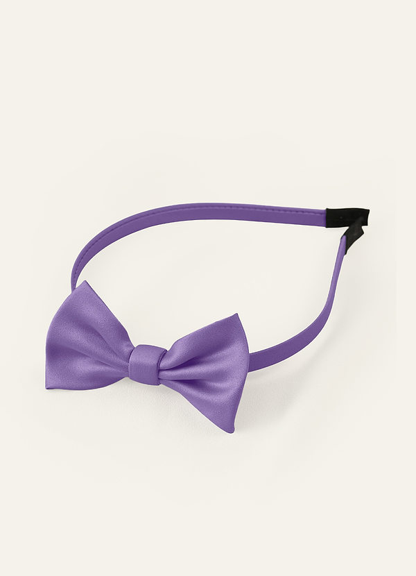 front Fascia per capelli in raso per ragazze