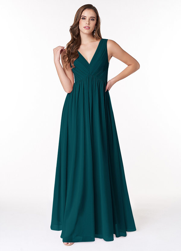 Pine Azazie Ranvie Bridesmaid Dresses | Azazie