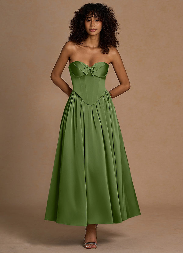 Eloise Olive Green Maxi Dress image1