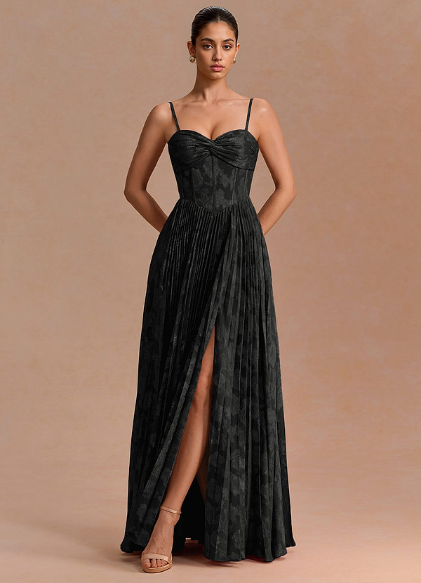 Delfina Black Maxi Dress image1