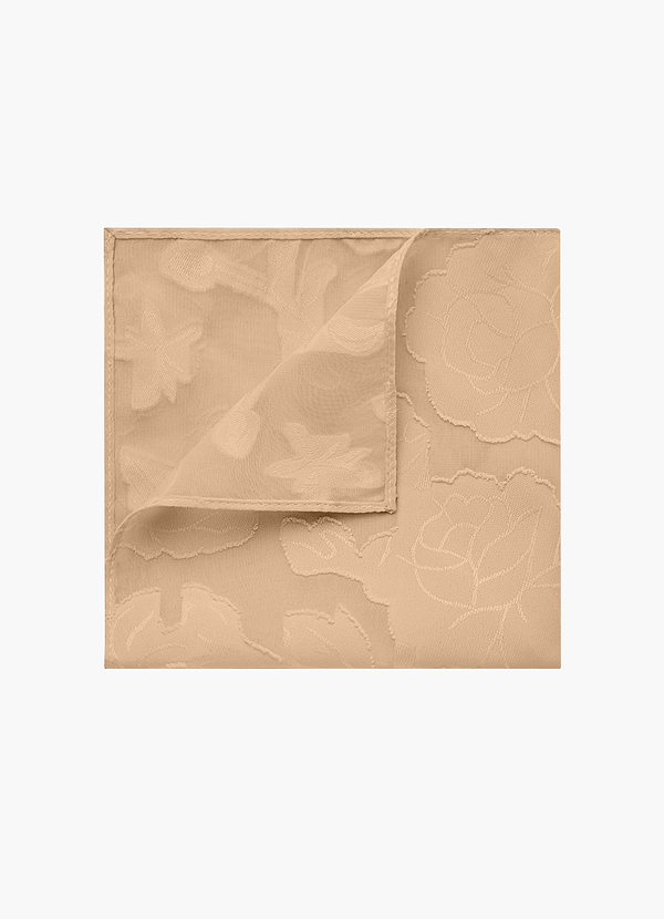 front Floral Burnout Pocket Square