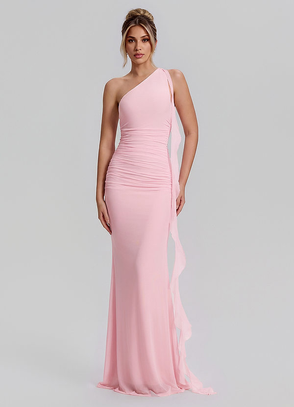 Corinne Powder Pink Maxi Dress image1