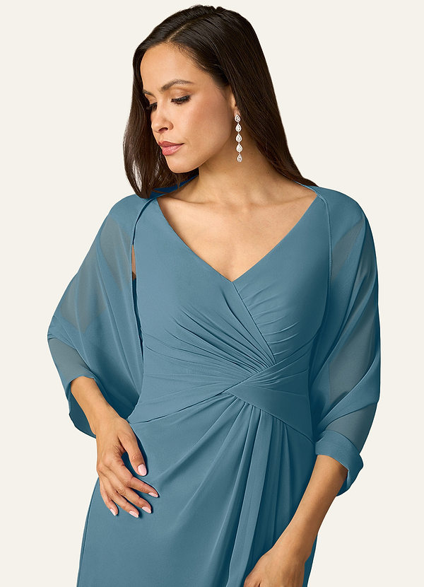 front Azazie Matchande Färg Sarah Chiffong Wrap