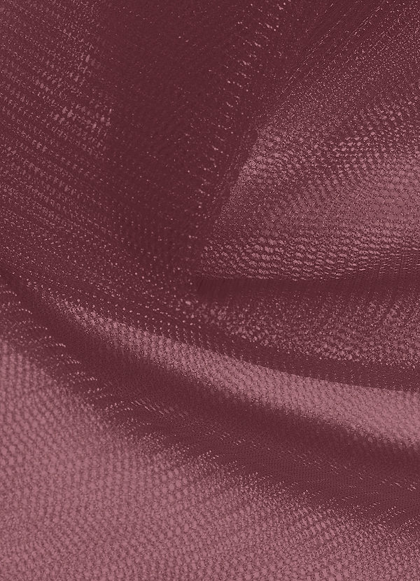 front Azazie Sangria Tulle Fabric By the Yard