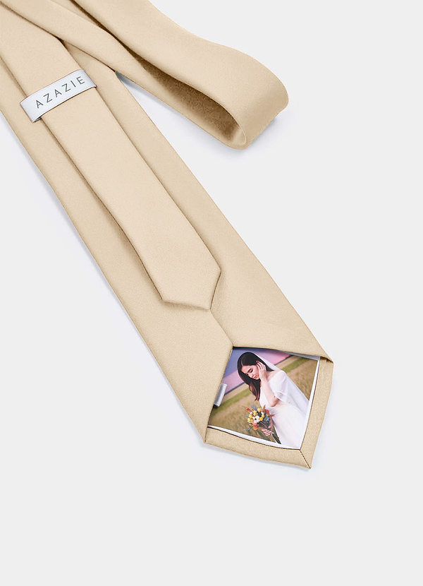 front Matte Satin Custom Photo Tie – Personalized Necktie