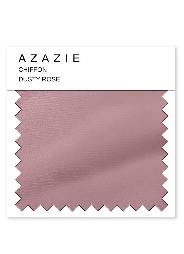 front Azazie Chiffon Swatch Pölyinen Ruusu