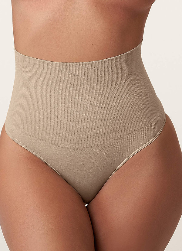 front Mid-Waist Shape Control Panties