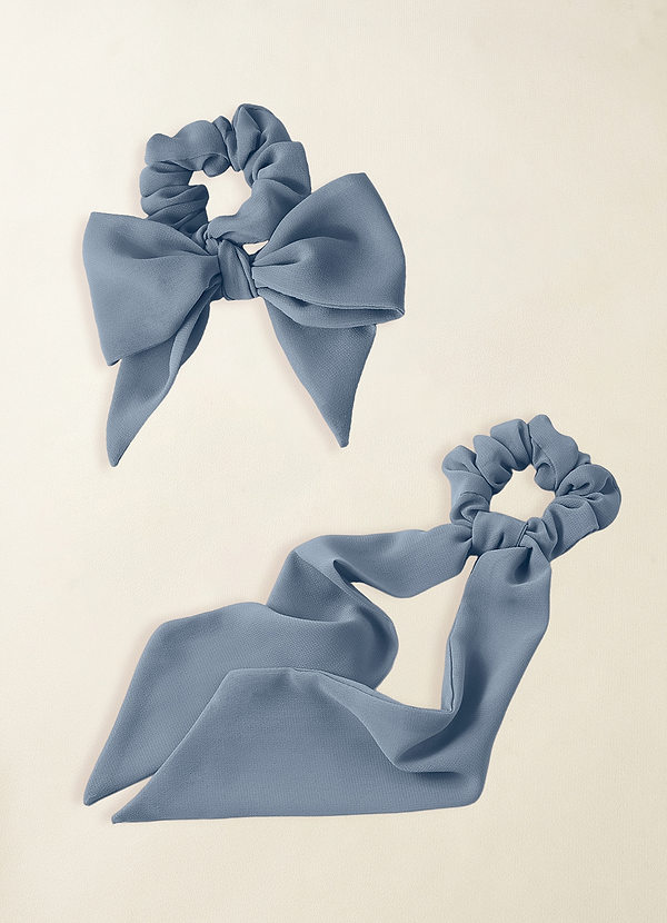 front Matchande färg Chiffong Multiway hår Scrunchie Set