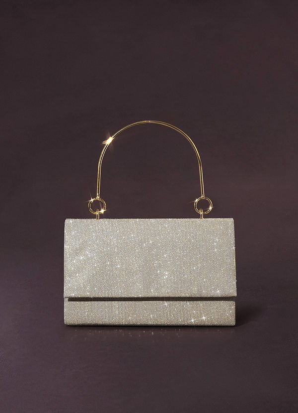 front Tote Glitter Evening Handbag