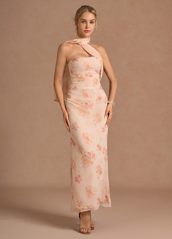 Amarantha Peach Maxi Dress image1