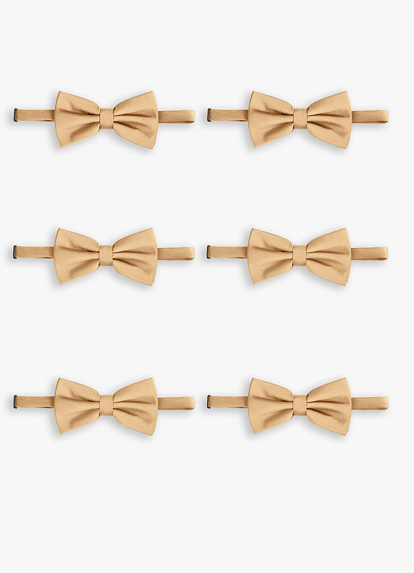 front Nœud papillon extensible en satin ajustable – Ensemble de 6 pièces