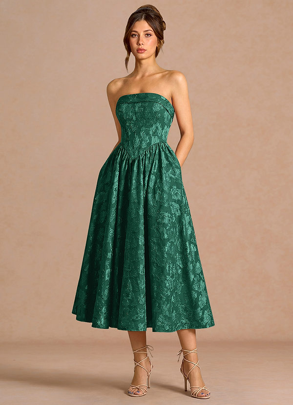 Sadie Hunter Green Midi Dress image1