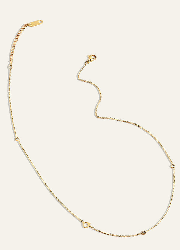 front Zijwaartse beginletterketting