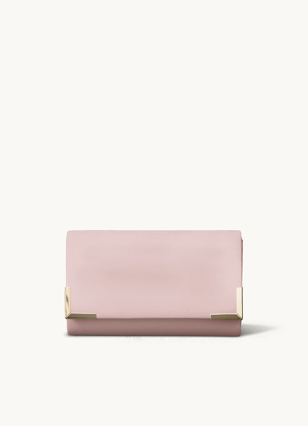 front Pu Metal Embellished Envelope Bag