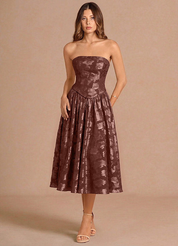 Vestido Mocha Coco Midi Petal image1