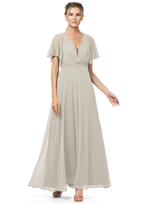 Azazie Tiara Bridesmaid Dress - Taupe | Azazie