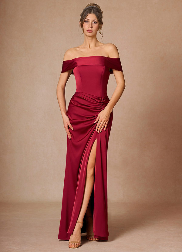 Robe Longue Merlot Valora image1