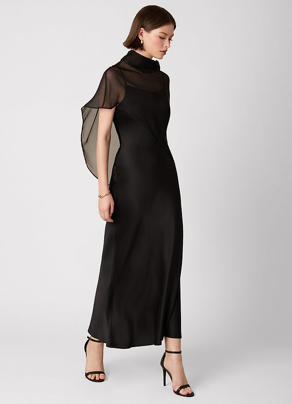 Robe Longue Noir Crystle image1