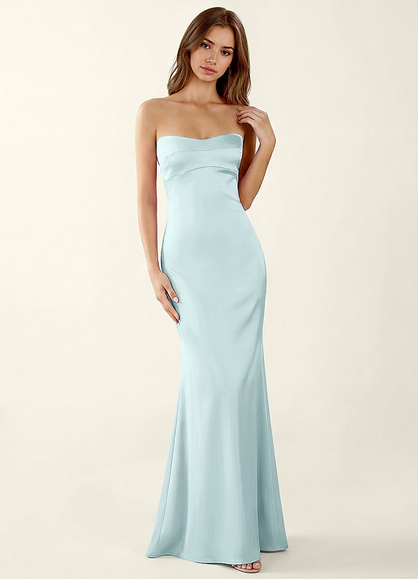 Miniqueadom Mist Open Back Satin Vacation Dress image1