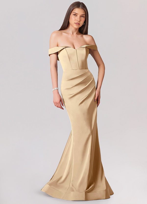 Everly Champagne Maxi Dress image1