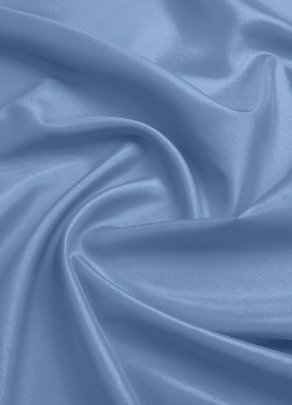 front Azazie Steel Blue Lining Fabric By the Yard