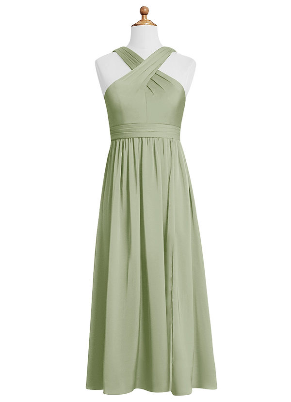 Vestidos De Dama De Honor Junior De Tul A La Altura De Té Papaya main image 1