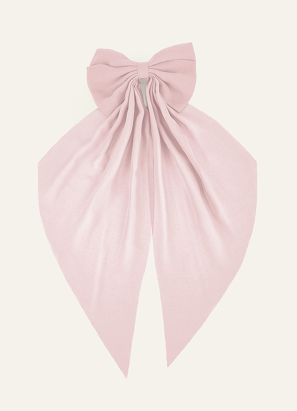 front Bijpassende kleur chiffon strik haarspeld