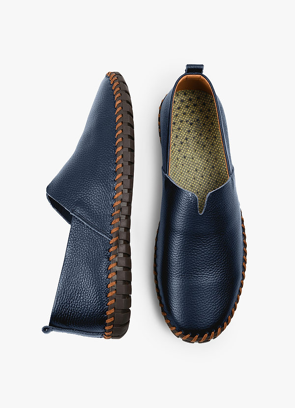 front Zapatos de vestir sin cordones para hombre, de poliuretano.