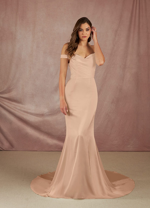 front Azazie Diora Wedding Dress