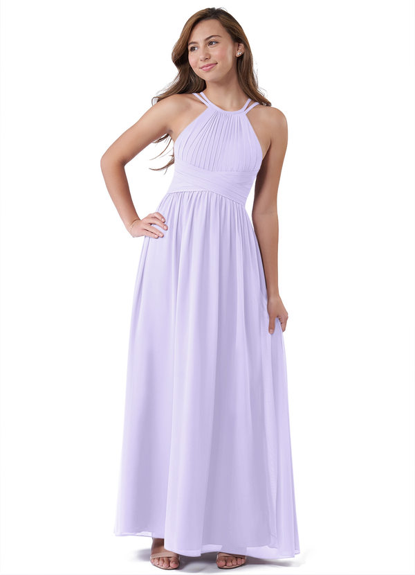 Lilac Azazie Melinda Jbd Junior Bridesmaid Dresses Azazie