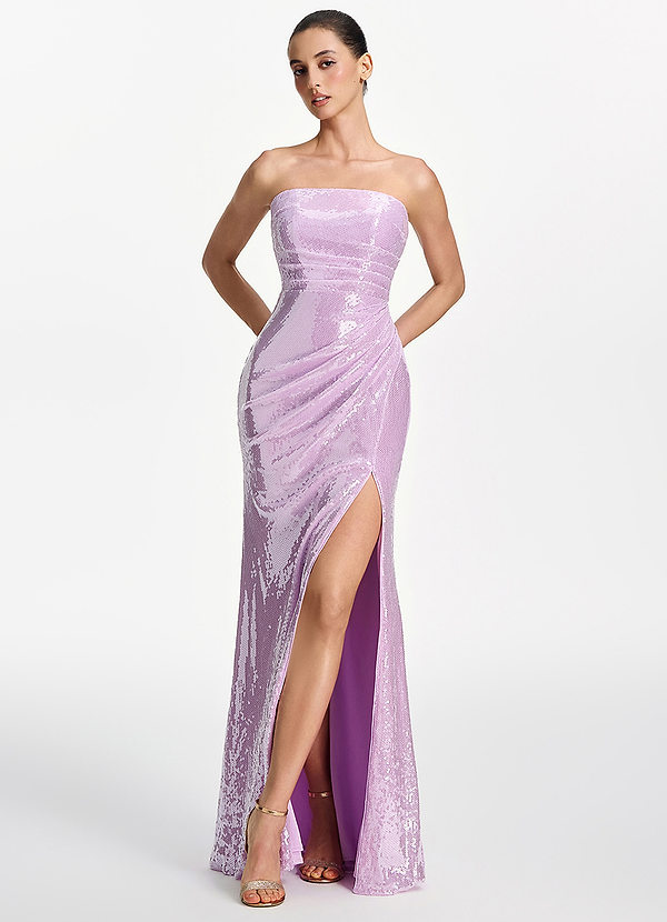 Mirabelle Lilas Robe à paillettes scintillantes pour une occasion spéciale image1