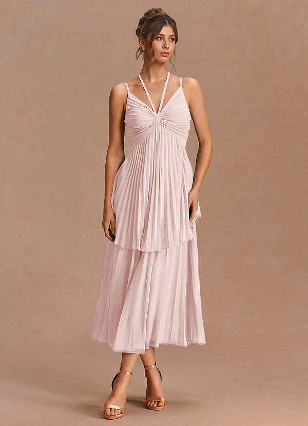 Cecily Powder Pink Maxi Dress image1