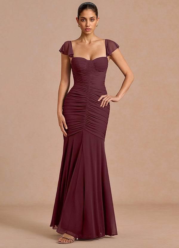 Selmira Wine Maxi Dress image1