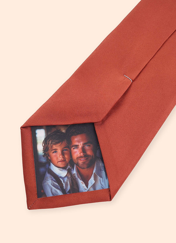 front Gepersonaliseerde skinny tie-patch