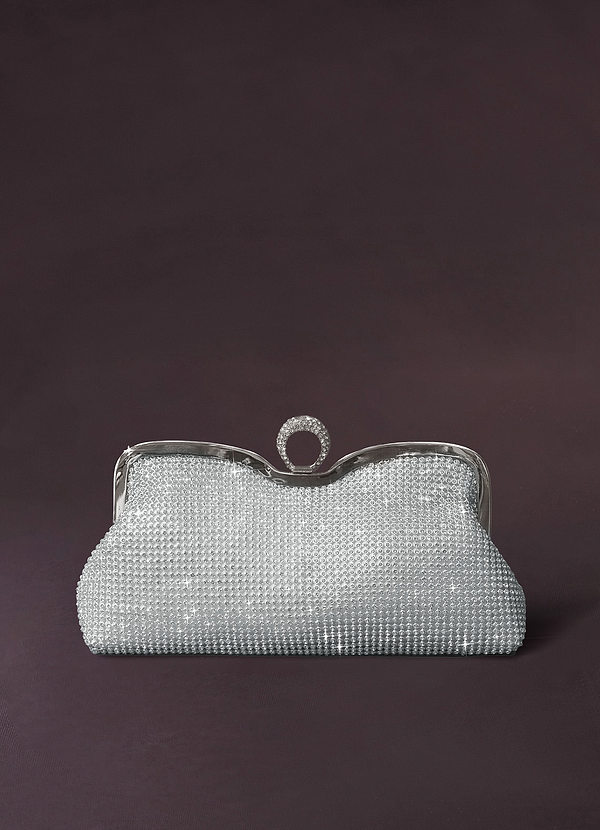 front Diamond Ring Clutch Bag