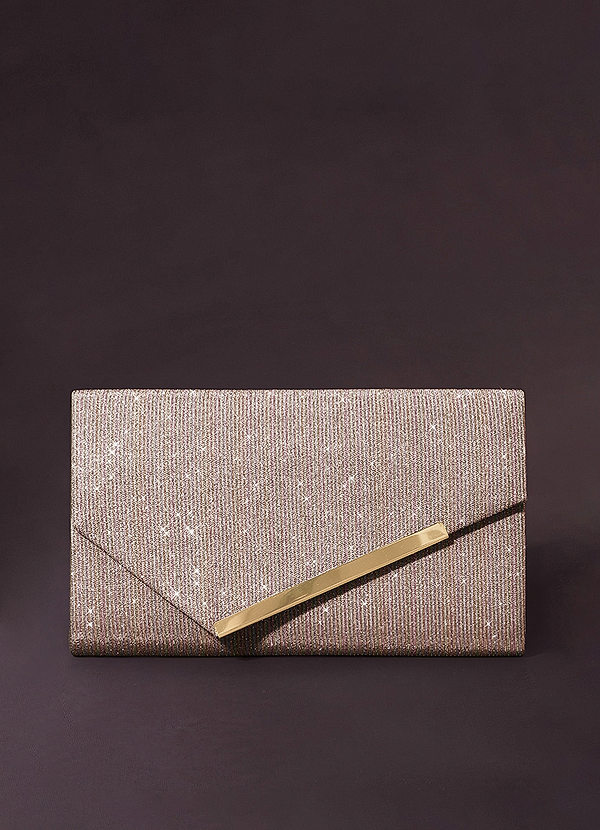 front Micronized Glitter Envelope Bag