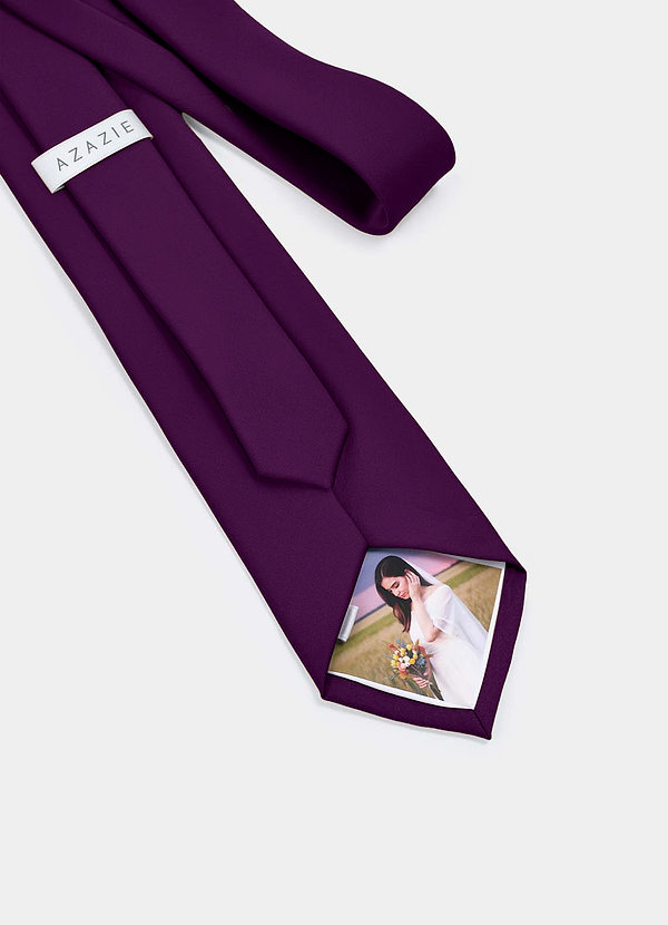front Matte Satin Custom Photo Tie – Personalized Necktie