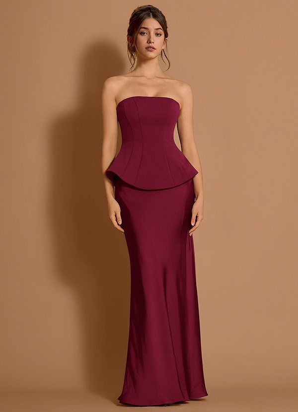 Zeraya Merlot Maxi Dress image1