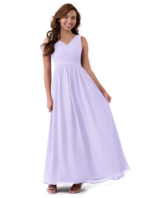 Lilac Azazie Sawyer Jbd Junior Bridesmaid Dresses Azazie