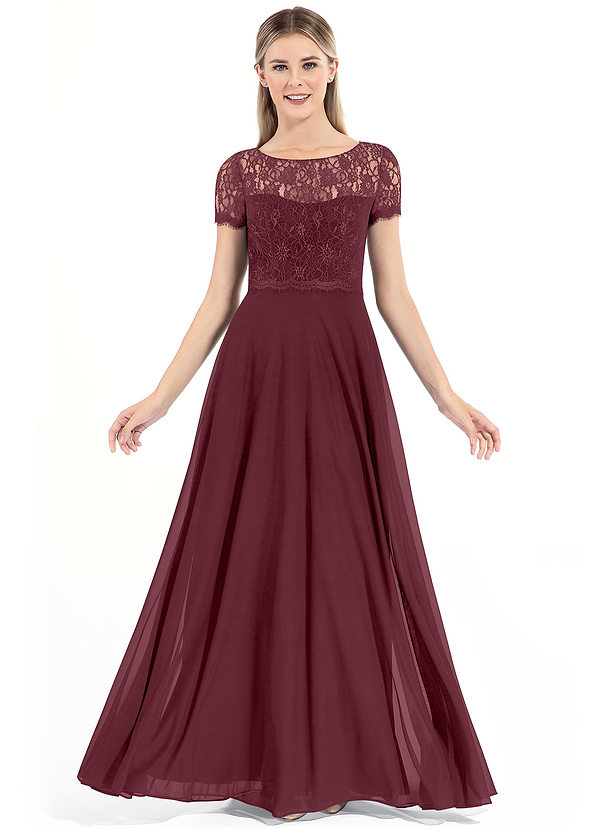 Azazie Maia Bridesmaid Dress - Cabernet | Azazie