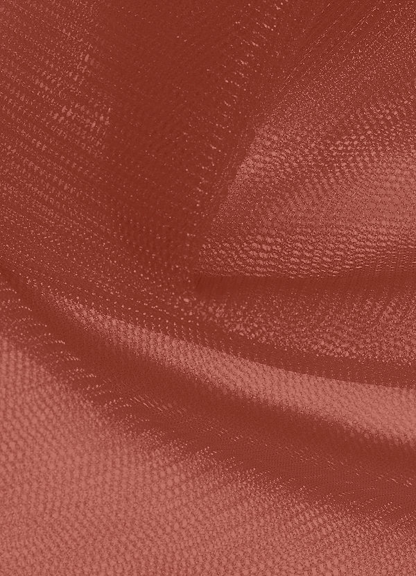 front Azazie Auburn Tulle Fabric By the Yard