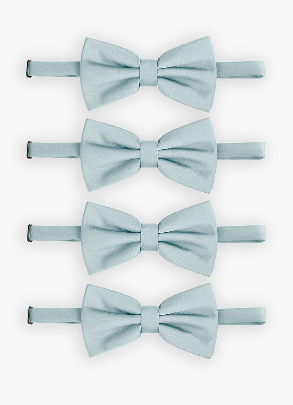 front Nœud papillon extensible en satin ajustable – Ensemble de 4 pièces