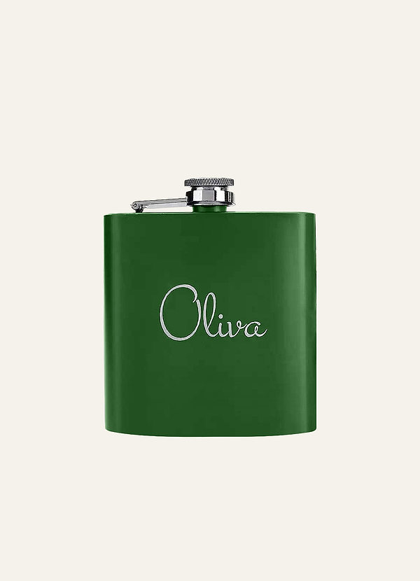 front Personalized Flasks For Bridesmaid Gifts