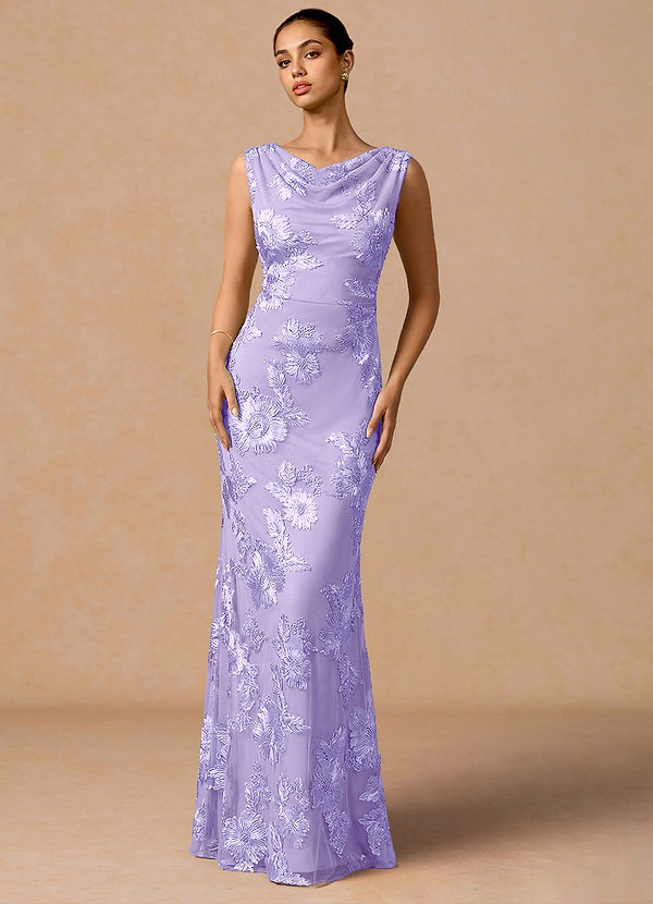 Elowis Pale Purple Maxi Dress image1