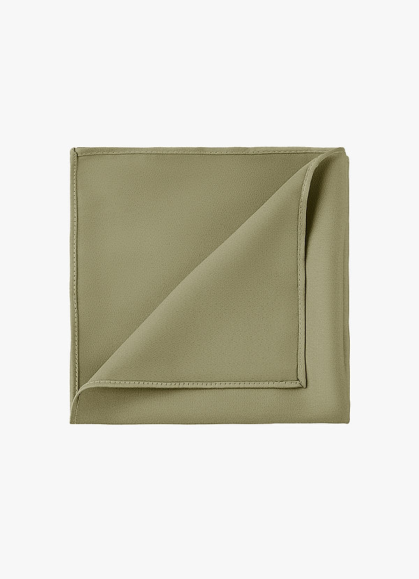 front Stretch Satin Pocket Square