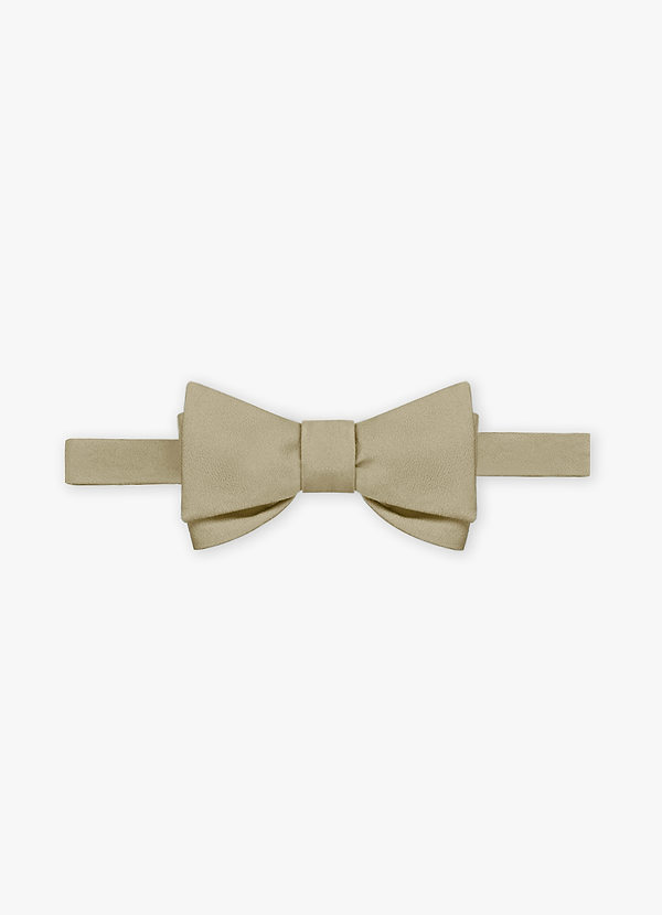 front Stretch Satin Bow Tie