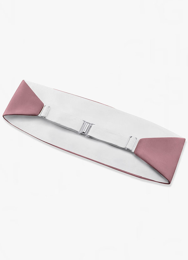 front Fajín clásico de satén mate para caballero