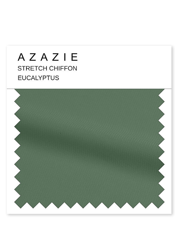 front Azazie Eucalyptus Stretch Chiffon Swatch