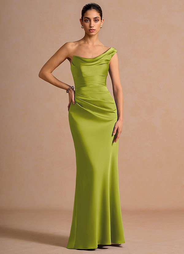 Robe Longue Vert Citron Cassiopeia image1